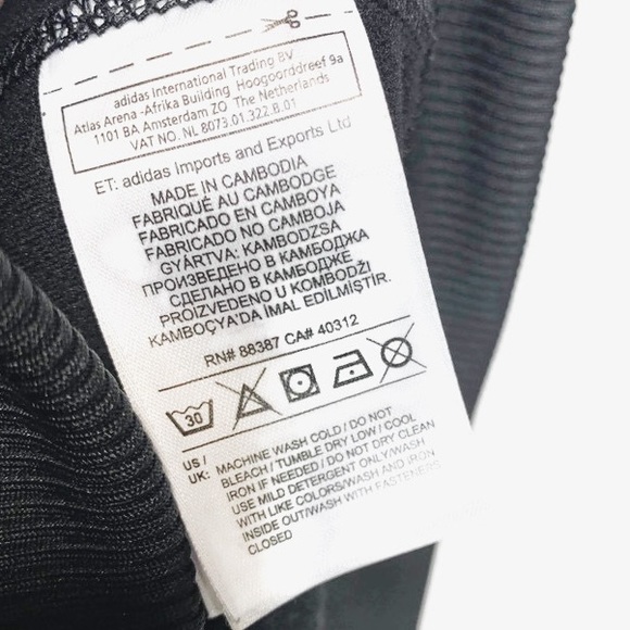 Adidas AC Milan 3 Stripe Track Jacket Black Sz 2XL - Picture 7 of 7